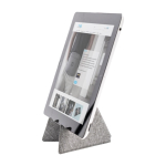 Opvouwbare RPET-standaard voor telefoon en tablet, BrandCharger tweede weergave