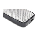 Ultraslanke draadloze speaker van aluminium en suède, BrandCharger, 2W vijfde weergave