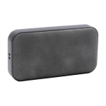 Ultraslanke draadloze speaker van aluminium en suède, BrandCharger, 2W zevende weergave