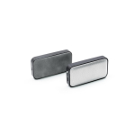 Ultraslanke draadloze speaker van aluminium en suède, BrandCharger, 2W achtste weergave