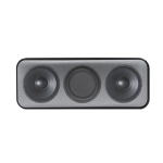 Slanke draadloze speaker van aluminium en suède, BrandCharger, 10W kleur grijs eerste weergave