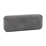 Slanke draadloze speaker van aluminium en suède, BrandCharger, 10W tiende weergave