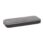 Slanke draadloze speaker van aluminium en suède, BrandCharger, 10W elfde weergave