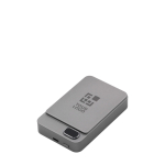 Draadloze en magnetische powerbank, 10.000 mAh, BrandCharger kleur grafiet met jouw bedrukking