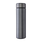 RVS thermosfles van gerecycled materiaal met theefilter 425ml kleur grafiet eerste weergave