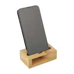 Smartphonehouder van bamboe met sound-amplifier functie vijfde weergave