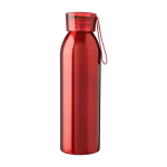 Gerecyclede rvs fles met dop en bijpassende draagriem, 650 ml zevende weergave