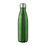 Roestvrijstalen fles met zilveren schroefdop, 650 ml kleur groen eerste weergave