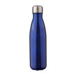 Dubbelwandige thermosfles van gerecycled roestvrij staal 500ml kleur blauw eerste weergave