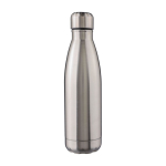 Dubbelwandige thermosfles van gerecycled roestvrij staal 500ml kleur zilver eerste weergave