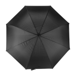 Automatische opvouwbare paraplu met klittenbandsluiting, Ø120 cm kleur zwart eerste weergave