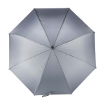 Automatische opvouwbare paraplu met klittenbandsluiting, Ø120 cm kleur grijs eerste weergave