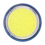 Cirkelvormige zaklamp met magneet, 3 lichtstanden en oplaadbaar kleur ultramarijn blauw eerste weergave