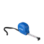Meetlint in verschillende kleuren met polsband en vergrendelknop, 3M kleur ultramarijn blauw met jouw bedrukking