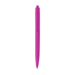 Gerecyclede kunststof balpen in één kleur, zwarte inkt kleur fuchsia eerste weergave