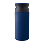 Roestvrijstalen dubbelwandige fles met matte afwerking, 350 ml kleur blauw eerste weergave