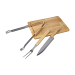 Etui met keukengerei en snijplank voor barbecue derde weergave