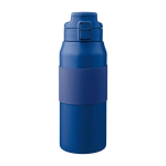 Roestvrijstalen fles met drukknop voor de tuit, 800 ml kleur blauw eerste weergave