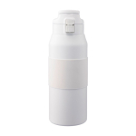 Roestvrijstalen fles met drukknop voor de tuit, 800 ml kleur wit eerste weergave