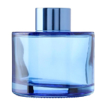 Glazen diffuser met verschillende geuren en 6 rotanstokjes, 100 ml kleur ultramarijn blauw eerste weergave