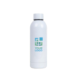 Fles van gerecycled roestvrij staal, speciaal voor sublimatie 500 ml kleur wit met afdrukgebied