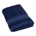 Badhanddoek 100 x 50 cm van 100% katoen OEKO TEX 350 g/m² kleur blauw eerste weergave