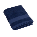 Badhanddoek 140 x 70 cm van 100% katoen OEKO TEX 350 g/m² kleur blauw eerste weergave