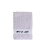 Badhanddoek 140 x 70 cm van 100% katoen OEKO TEX 350 g/m² kleur grijs met afdrukgebied