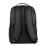 PU-laptoptas met logo en schoenenvak 15 inch kleur zwart vijfde weergave