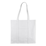 Grote tas van gerecycled katoen met lange handgrepen 360 g/m² kleur naturel eerste weergave