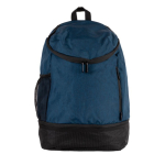 Polyester sporttas bedrukken met schoenenvak kleur marineblauw eerste weergave