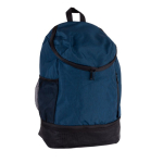 Polyester sporttas bedrukken met schoenenvak kleur marineblauw tweede weergave