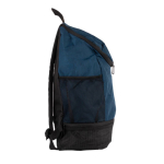 Polyester sporttas bedrukken met schoenenvak kleur marineblauw derde weergave