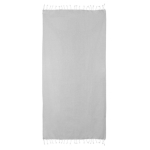 Pareo handdoek van katoen en polyester in één kleur 170 g/m² kleur grijs tweede weergave