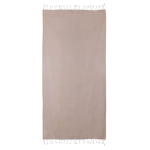 Pareo handdoek van katoen en polyester in één kleur 170 g/m² kleur beige tweede weergave