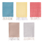 Pareo handdoek van katoen en polyester in één kleur 170 g/m² eerste weergave