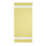 Pareo van gerecycled katoen en polyester in diverse kleuren 150 g/m² kleur geel tweede weergave