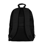 Klassieke laptoptas van katoen met zijvakken 15 inch kleur zwart derde weergave