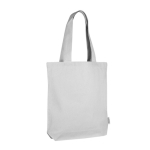 Tas van gerecycled katoen in neutrale kleuren 320 g/m² kleur wit tweede weergave