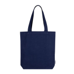 Tas van gerecycled katoen in neutrale kleuren 320 g/m² kleur marineblauw eerste weergave