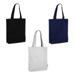 Tas van gerecycled katoen in neutrale kleuren 320 g/m² eerste weergave