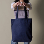 Tas van gerecycled katoen in neutrale kleuren 320 g/m² tweede weergave