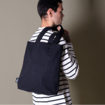 Tas van gerecycled katoen in neutrale kleuren 320 g/m² derde weergave
