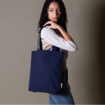 Tas van gerecycled katoen in neutrale kleuren 320 g/m² vierde weergave