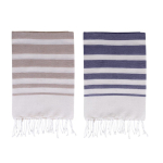 Pareo handdoek van gerecycled katoen en polyester 150 g/m² eerste weergave