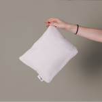 Toilettas van gerecycled katoen met isolerende aluminium voering kleur naturel derde weergave