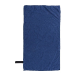 Sporthanddoek van polyester en polyamide met elastiek om op te vouwen kleur blauw tweede weergave