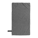 Sporthanddoek van polyester en polyamide met elastiek om op te vouwen kleur grijs tweede weergave