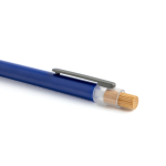 Pen van oceaanplastic met bamboeklikmechanisme, zwarte inkt