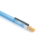 Pen van oceaanplastic met bamboeklikmechanisme, blauwe inkt